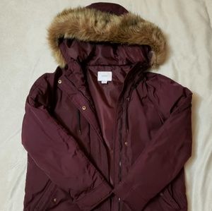 Old Navy Faux Fur Trim Parka
